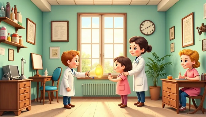 ویزیت توسط متخصص کودکان